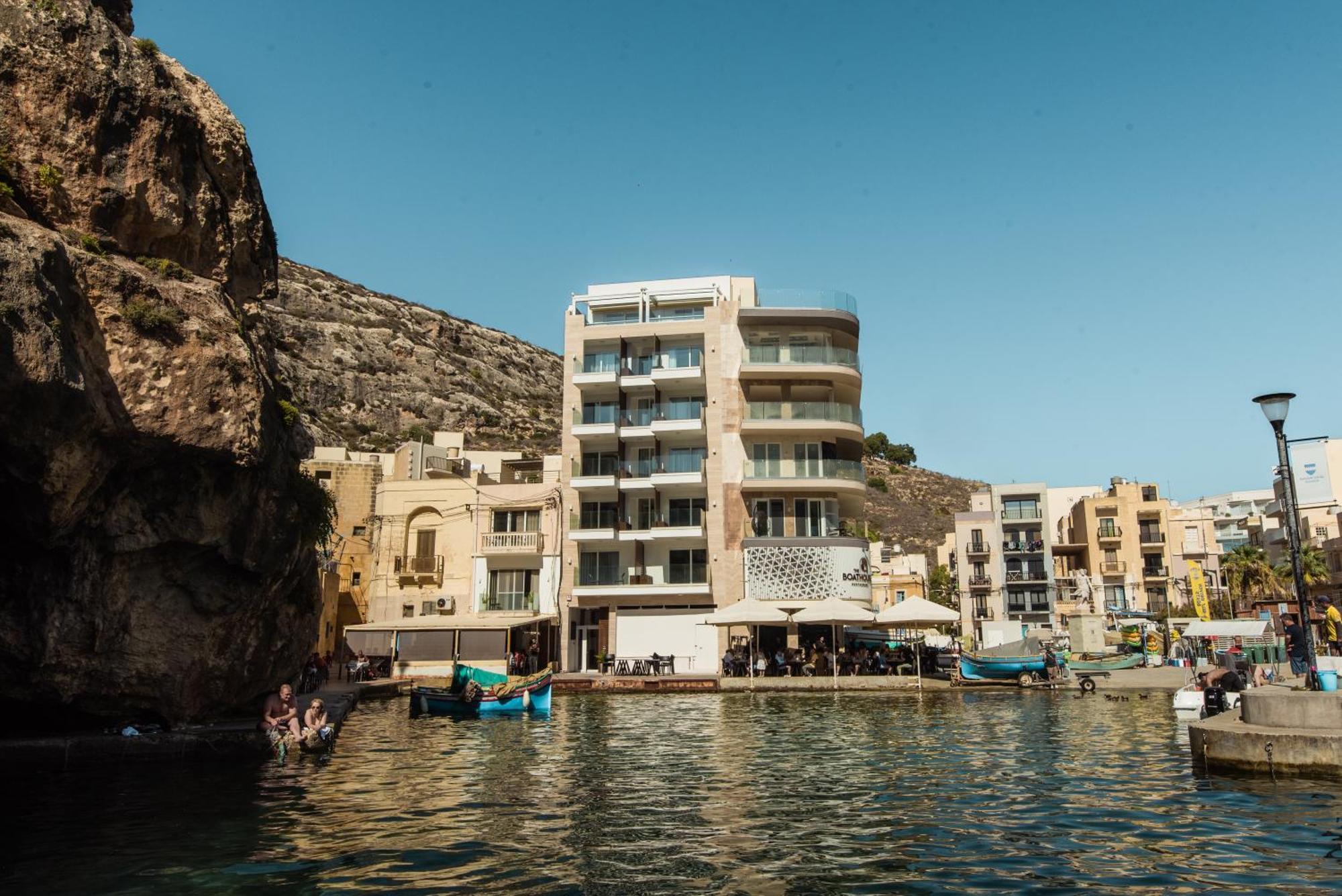 Blu Waters Boutique Hotel Xlendi Exterior photo